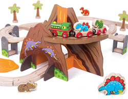 Bigjigs Rail Dinosaur Train Set