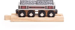 BigJigs vagón de carbón juguete tren - multicolor - vagón de madera