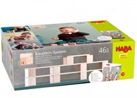 Haba bloques de construcción Clever-Up! 1.0 set de madera 46 piezas juguete educativo