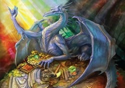Magnolia Blue Dragon and Treasure - 1500 Teile