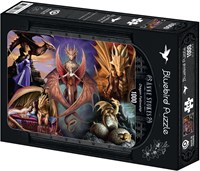 Bluebird Puzzle rompecabezas Anne Stokes - Dragon Fellowship - 1000 piezas fantasía-2