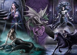 Bluebird Puzzle rompecabezas Anne Stokes Gothic Dreams 1000 piezas