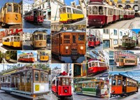 Bluebird Puzzle rompecabezas Around the World in Trams - 1500 piezas