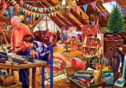 Bluebird Puzzle rompecabezas Attic Playtime - 1500 piezas nostalgia