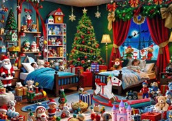 Bluebird Puzzle rompecabezas de Navidad 2000 piezas - juguete educativo