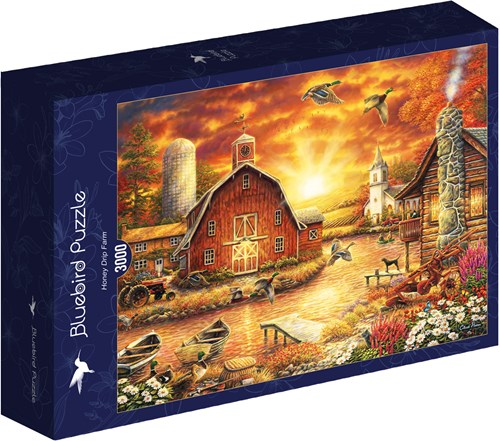 Bluebird Puzzle rompecabezas Chuck Pinson Honey Drip Farm 3000 piezas paisaje-2