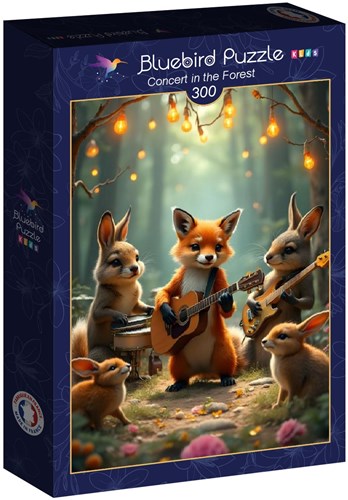 Bluebird Puzzle puzzle bosque Concierto en el Bosque - 300 piezas-2