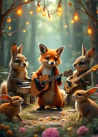Bluebird Puzzle puzzle bosque Concierto en el Bosque - 300 piezas