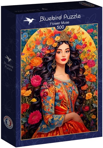 Bluebird Puzzle rompecabezas Flower Muse - puzzle de 500 piezas-2