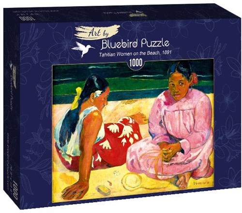 Bluebird Puzzle rompecabezas de arte Gauguin Tahitian Women on the Beach 1000 piezas-2