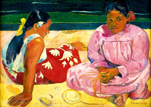 Bluebird Puzzle rompecabezas de arte Gauguin Tahitian Women on the Beach 1000 piezas