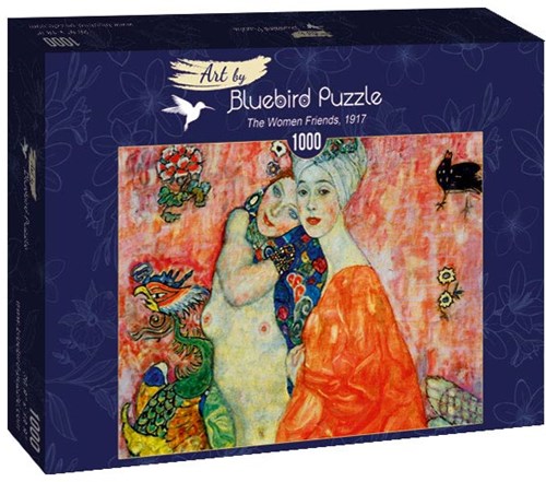 Bluebird Puzzle rompecabezas de arte Gustave Klimt The Women Friends 1000 piezas-2