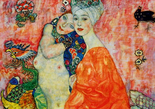 Bluebird Puzzle rompecabezas de arte Gustave Klimt The Women Friends 1000 piezas