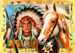 Bluebird Puzzle Indian Chief - 1500 Teile
