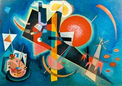 Bluebird Puzzle rompecabezas Kandinsky - In Blue 1925 - 1000 piezas