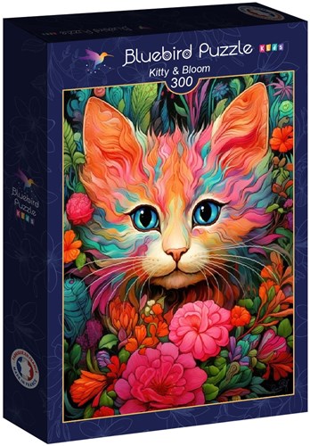 Bluebird Puzzle rompecabezas Kitty & Bloom 300 piezas cartón-2