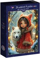 Bluebird Puzzle rompecabezas My Friend the Wolf 300 piezas cartón-2
