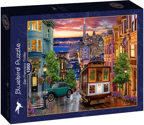 Bluebird Puzzle rompecabezas San Francisco Trolley - 1000 piezas-2