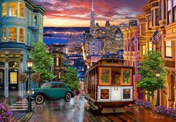 Bluebird Puzzle rompecabezas San Francisco Trolley - 1000 piezas