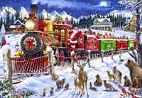 Bluebird Puzzle rompecabezas navideño Santa Express Usa - 1000 piezas