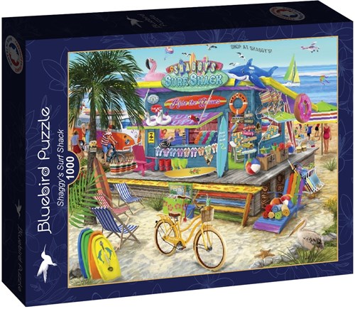 Bluebird Puzzle rompecabezas Shaggy's Surf Shack - 1000 piezas playa-2