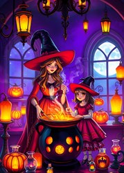 Bluebird Puzzle rompecabezas Spells and pumpkins - 300 piezas