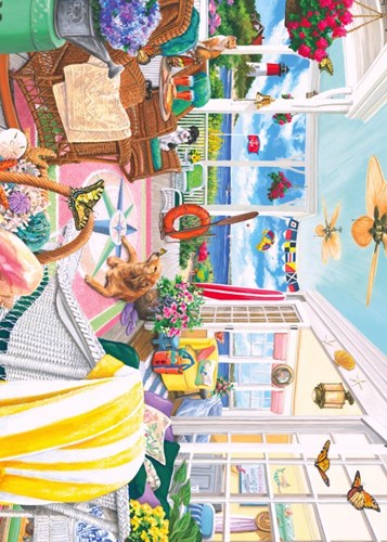 Bluebird Puzzle rompecabezas Summer Porch - 500 piezas juguete colorido