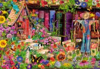 Bluebird Puzzle rompecabezas The Scarecrow's Garden 1000 piezas cartón