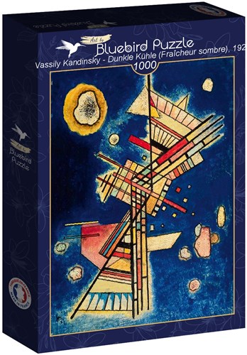 Bluebird Puzzle rompecabezas de arte Vassily Kandinsky Dunkle Kühle 1000 piezas-2