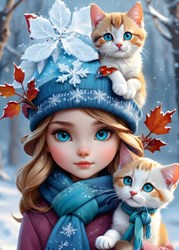 Bluebird Puzzle rompecabezas Winter Walk - puzzle de 300 piezas
