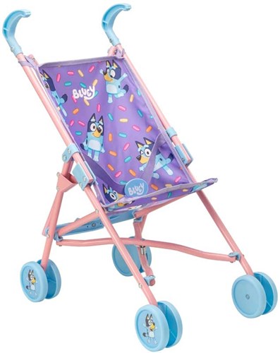 Bluey cochecito junior para muñecas - carrito de juguete para juego de rol
