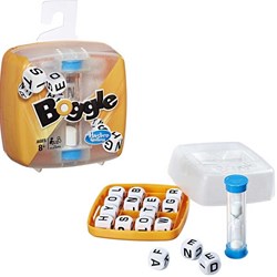 Hasbro Boggle Classic juego de palabras edición viaje para niños y adultos