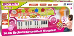 Bontempi teclado juguete 24 teclas con micrófono diversión musical