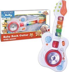 Bontempi guitarra electrónica juguete blanca para niños - diversión musical
