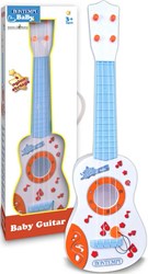 Bontempi guitarra de juguete blanca - guitarra para bebé con 4 cuerdas