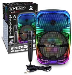 Bontempi altavoz inalámbrico con micrófono y efectos de luz speaker