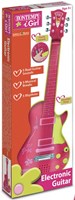 Bontempi guitarra rock electrónica juguete rosa para niños