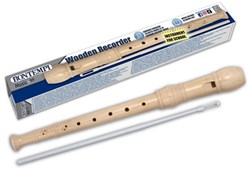 Bontempi flauta dulce de madera barroca para niños y principiantes música