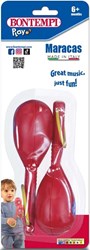 Bontempi maracas instrumento musical rojo - ideal para niños y diversión musical