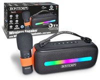 Bontempi altavoz inalámbrico juguete con micrófono y luces RGB