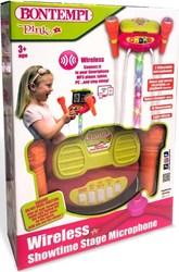 Bontempi micrófono inalámbrico juguete - accesorio de escenario colorido