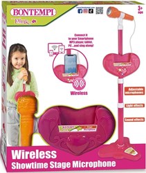 Bontempi micrófono inalámbrico juguete - micrófono de escenario para niños