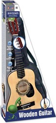 Bontempi guitarra de madera 75 cm con correa y funda - guitarra de juguete