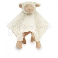 Happy Horse mantita Lammy - blanco - 24 cm - sonajero