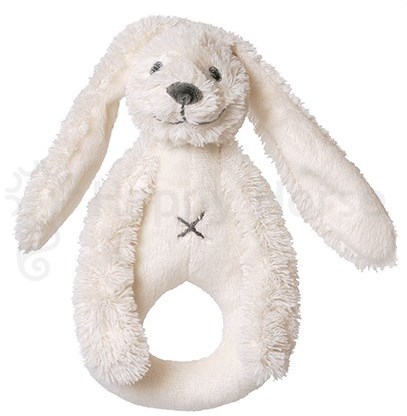 Happy Horse sonajero conejo Richie marfil - juguete de peluche para bebé