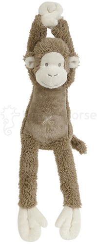 Happy Horse Peluche musical Mono Mickey - Marrón - Regalo bebé - Peluche