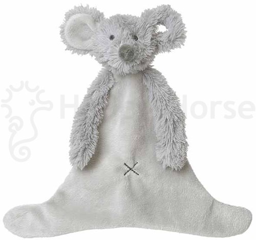 Happy Horse mantita de apego ratón Mindy - gris - 23 cm regalo bebé