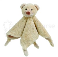 Happy Horse mantita de apego Oso Boogy - 25 cm - regalo bebé beige