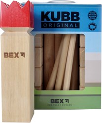 Longfield Games Kubb Viking Original Rubberhout - Rey Rojo