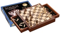 Philos Chess Cassette Field 33 mm, altura del rey 62 mm Magnético
